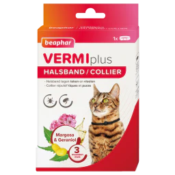 Beaphar Vermiplus Antiparasitaire Halsband voor Katten 11x2,5x18x5cm