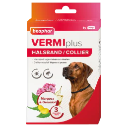 Beaphar Vermiplus Collier Antiparasitair pour Chien 11x2,5x18x5cm