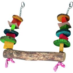 Flamingo Balançoire avec Perles pour Perroquet 44cm