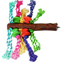 Flamingo Perche de Perles pour Perroquet 42cm