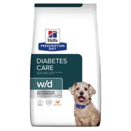 Hill's Prescription Diet W/D Diabete croquettes pour chien au poulet 4 kg