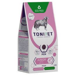 Tonivet Junior Medium pour Chien 12kg