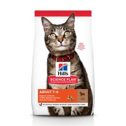 Hill's Science Plan Adult Croquettes Pour Chat À L'agneau Et Riz 1,5kg