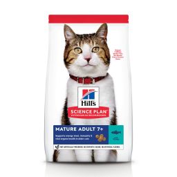 Hill's Science Plan Mature Adult Croquettes Pour Chat Agé Au Thon 1,5kg