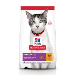 Hill's Science Plan Senior 11+ Croquettes Pour Chat Agé Au Poulet 1,5kg