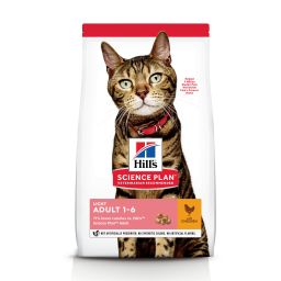 Hill's Science Plan Adult Light Croquettes Pour Chat Au Poulet 1.5kg