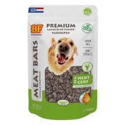 Bf Petfood Meat Bars Hert 100g