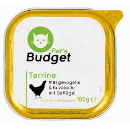 Pets Budget Nourriture Humide pour Chat Volaille 100g