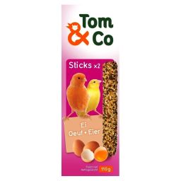 Tom&Co Sticks Canari Oeuf 2x55g