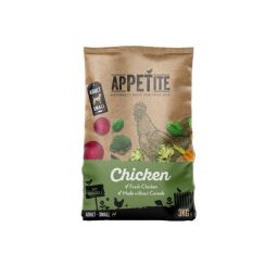 Appetite Croquettes pour Chien Sans Céréales Au Poulet (adulte/ Petit) 3kg