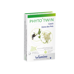 Wamine Phyto'Twin Cassis/Reine des prés - 30 Comprimés
