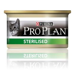 Pro Plan Sterilised boîtes pour chat au saumon - 24x85g 