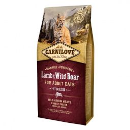 Carnilove Adult Sterilised Lam & Everzwijn Kattenvoer 6kg