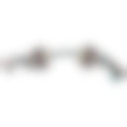Jouet chien Jim Corde Duotennis en Coton Menthe/blanc/gris Dia. 6cm/40cm