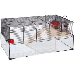 Flamingo Cage pour Hamster Vitru Noir