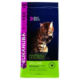 Eukanuba Adult Hairball Indoor pour chat 4kg