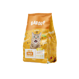 Barouf Adult Kattenbrokken Eend & Appel 700g