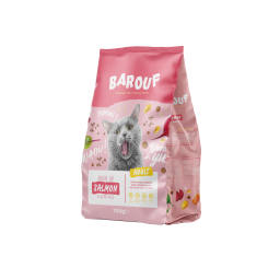 Barouf Adult Kattenbrokken Zalm & Rijst 700g