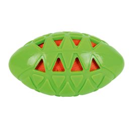 GOOD JOUET TPR BALLE RUGBY CROQUANTE L 17,8x9,5cm
