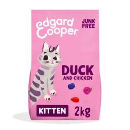 Edgard & Cooper Kitten Croquettes pour Chat Canard & Poulet 2kg