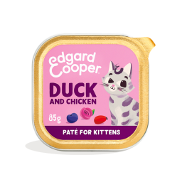 Edgard & Cooper Barquette Paté pour Chaton Canard & Poulet 85g