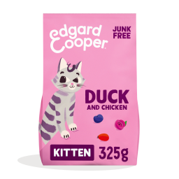 Edgard & Cooper Kitten Croquettes pour Chaton Canard & Poulet 325g