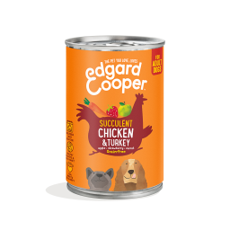 Edgard & Cooper Adult Boîte pour Chien Poulet & Dinde 400g