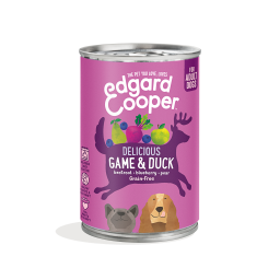 Edgard & Cooper Adult Boîte pour Chien Gibier & Canard 400g