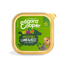 Edgard & Cooper Adult Barquette pour Chien Agneau & Boeuf 150g