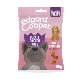 Edgard & Cooper Training Treats met Eend & Kip 50g
