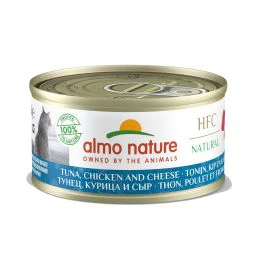 Almo Nature Thon Poulet Et Fromage pour Chat 70g