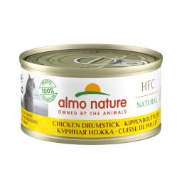 Almo Nature Boîte pour Chat Cuisse de Poulet 70g