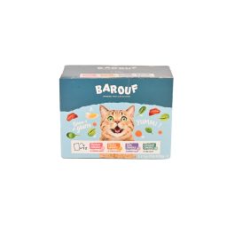 Barouf Pochons pour Chat Multipack 12x100g