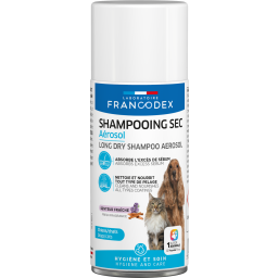 Francodex Shampooing Sec Aérosol pour Chiens et Chats 150ml