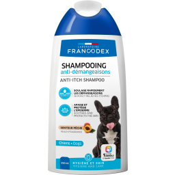 Francodex Shampooing Anti-Démangeaisons pour Chiens 250ml