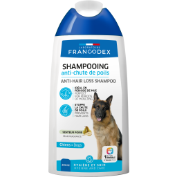 Francodex Shampooing Anti-Chute de Poils pour Chiens 250ml