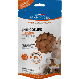 Francodex Anti-Odeurs Friandises pour Rongeurs et Lapins 50g