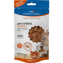 Francodex Anti-Stress Friandises pour Rongeurs et Lapins 50g