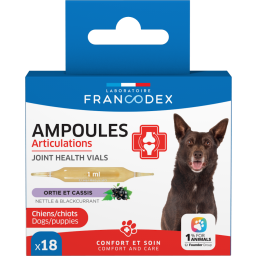 Francodex Articulations Ampoules pour Chiens et Chiots 18 pièces