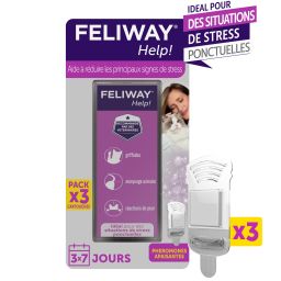 Feliway Help! Pack 3 Cartouches (3x7 jours)