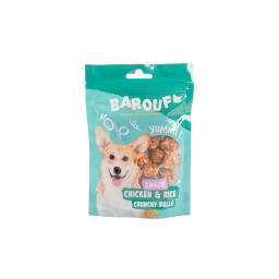 Barouf Snack Crunchy Balls Hondensnack met Kip & Rijst 