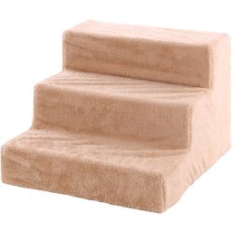 Flamingo Marchepied pour Chien Easy step Beige 41x43x30cm