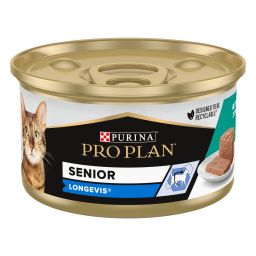 Pro Plan Longevis Senior 7+ Natvoer voor Katten in Blik 85g