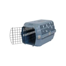 Good Milan Cage de Transport Blue pour Chien et Chat 47x32x29cm