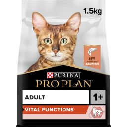 Pro Plan Vital Functions Adult Croquettes pour Chat Saumon 1,5kg