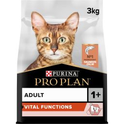 Pro Plan Croquettes Vital Fonctions Chat (adulte) Saumon 3kg