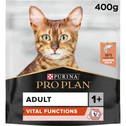 Pro Plan Vital Functions Adult Croquettes pour Chat Saumon 400g