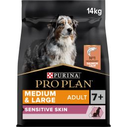 Pro Plan Croquettes Sensitive Skin Chien (senior 7+ / Moyen & Grand) Saumon 14kg