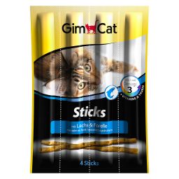 GimCat sticks zalm&forel 4st