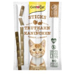 GimCat sticks kalkoen&konijn 4st